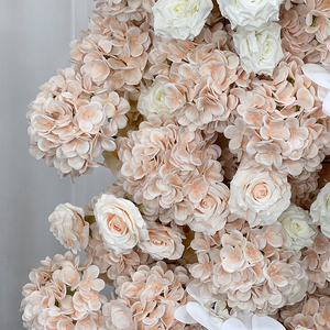 Arco de Flores Artificiales Realistas de Seda en Rosa Claro, Decoración para Bodas y Regreso a Clases - Product Image 3