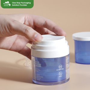 Chai đựng mỹ phẩm tròn bằng nhựa acrylic thân thiện với môi trường, dung tích 30g/50ml, không chứa chất lỏng, dùng cho kem dưỡng da mặt - Product Image 1