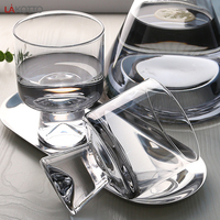 Carafe en verre transparente grande capacité pour jus et infusions de fruits, ensemble de pichets et verres à boire pour fêtes