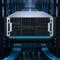 Serveur en rack DL580 Gen12 4U Quad Xeon DDR5 PCIe 5.0 NVMe pour l'informatique d'entreprise, configuration personnalisée testée