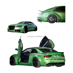 Para Audi <span class=keywords><strong>A5</strong></span> S5 actualización LB estilo Kit de cuerpo ancho guardabarros difusor delantero faldón lateral difusor trasero alerón trasero parachoques - Product Image 3