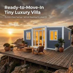 <span class=keywords><strong>Casa</strong></span> Modular Prefabricada <span class=keywords><strong>de</strong></span> Acero <span class=keywords><strong>de</strong></span> Alta Calidad <span class=keywords><strong>de</strong></span> 40 Pies, Vivienda Portátil Tipo Granny Flat, Expandible, Tipo Contenedor, para Hotel/Villa - Product Image 1