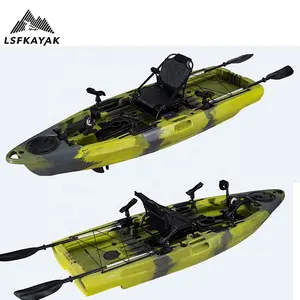 LSF nuevo plástico eléctrico Pedal Kayak barco BigFish 95 PDL con accesorios de pesca