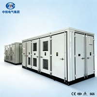Gabinete de almacenamiento de batería Industrial comercial 480V 440V 110V 380V Salida Sistema solar fuera de la red Sistema de almacenamiento de energía de refrigeración por aire