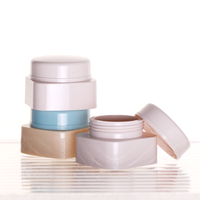 Conteneur de soin de la peau de couleur personnalisée 5g, mini capacité, gel UV, pot en plastique PP