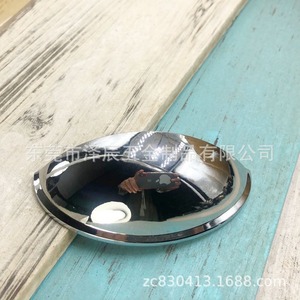 Zinc Alloy Furniture Handle Half Dumpling Shape Oval Cabinet Drawer Modern Durable Handle <b>Knob</b> - Product Image 4