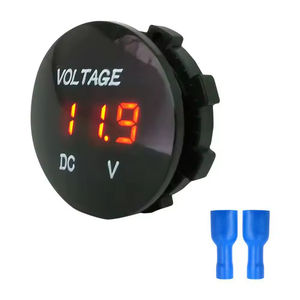 Voltmètre LED DC avec affichage numérique Mesure de la capacité de la batterie de voiture monophasée Mesure le paramètre de tension et de température - Product Image 6
