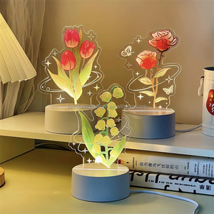 Top người bán rewrittable đêm đèn RGB 3D Illusion <span class=keywords><strong>LED</strong></span> đêm đèn xóa được có thể ghi đêm đèn - Product Image 5