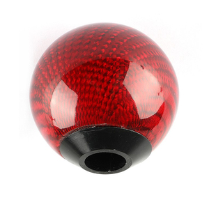 Automotive Carbon Fiber Gear <strong>Shift</strong> Knob Round Ball <strong>Shift</strong> Head with Adapter for Manual Transmission Vehicles - Product Image 4
