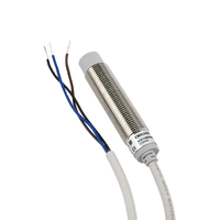 ICA12MN08N2 Sensor de Proximidad Inductivo NPN/PNP de 8mm, 3 Cables, CC, IP67, Diseño Cilíndrico Universal M12, Sin Montaje Empotrado, con LED, ¡Gran Oferta!