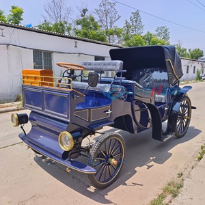 Modern <b>Double</b>-row Luxury Horse-drawn Carriage for Christmas Party Romantic Sightseeing & Special Transportation - Product Image 5