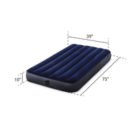 INTEX 64757 Dura-Beam Standard Downy Luftmatratze 10 Zoll Twin (Pumpe nicht enthalten) - 99cmX191cmX25cm