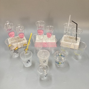 Hotsale price custom design cake beverage shop packaging ice cream bubble tea waffle holder take away pasticceria box - Product Image 5