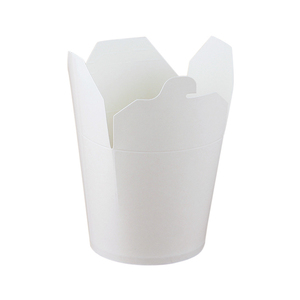 Thực phẩm đóng gói các tông màu trắng vòng dưới dùng một lần Kraft lấy đi giấy mì hộp - Product Image 2