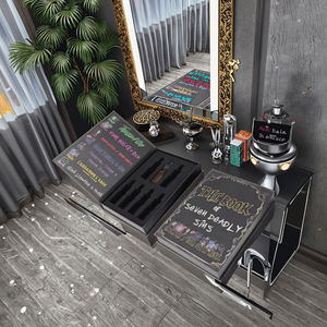 Özel manyetik kapatma kitap şekli kutusu paketi karton kozmetik parfümler şişeleri ayı yağ ambalaj hediye kutusu ile köpük ek - Product Image 1