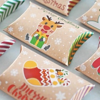 Boîtes à bonbons de Noël très demandées, nouvellement développées, en papier, pour cadeaux et friandises, avec finition mate et doublure en éponge, pour lunettes