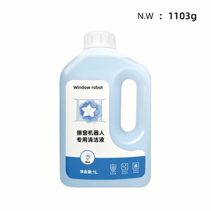 Solution de nettoyage Bluebell 1L adaptée aux robots aspirateurs de vitres <span class=keywords><strong>Ecovacs</strong></span> Winboot, pièces détachées, accessoires, liquide de nettoyage, consommables - Product Image 5