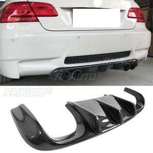 Protector de Parachoques Trasero de Fibra de Carbono/FRP Negro para BMW Serie 3 E92 E93 M3, Solo para los Modelos 2007-2013 - Product Image 2
