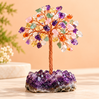 Bon prix, nouveaux ornements modernes, décoratifs, arbre en pierre naturelle de lapis-lazuli et citrine pour l'énergie positive
