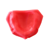 TM012 Zogar plaque de base de moulage de modélisation de matériel de laboratoire dentaire feuille de cire rouge, cire de morsure rose dentaire
