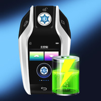 Clé de voiture intelligente modifiée universelle avec écran LCD, type de clé de voiture, remplacement de la coque de clé