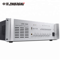 Système de sonorisation professionnel sur mesure en gros, amplificateur de puissance 8 zones haute puissance 1000W