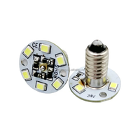 Éclairage de fête foraine, lumière LED décorative monocolore, 22 mm, 9 LED SMD2835, AC24V, E10, RGB, cabochon, lumières de carrousel