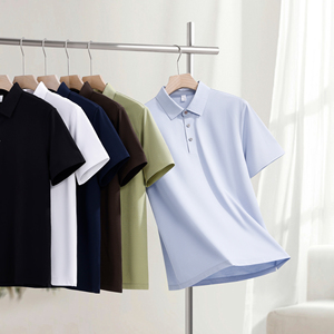 เสื้อโปโลผู้ชายแบบคลาสสิก ไร้ตะเข็บ เย็นสบาย ผลิตจากผ้าไลโอเซลล์ ผสมผ้าฝ้ายและผ้าลินิน เนื้อผ้าพรีเมียม ดีไซน์หรูหรา สวมใส่สบาย เหมาะสำหรับกอล์ฟและธุรกิจ - Product Image 2