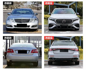 Kit Carrozzeria di Qualità per Mercedes Benz 2009-2016 <span class=keywords><strong>W212</strong></span> Aggiornamento a W214 Stile <span class=keywords><strong>AMG</strong></span> E53 Paraurti Cofano Fari Installazione Senza Tagli - Product Image 3