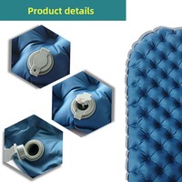 Tapis de couchage gonflable Hanyu Letter pour camping en plein air, imperméable, en TPU, ultra-léger, portable, Mommy Pie