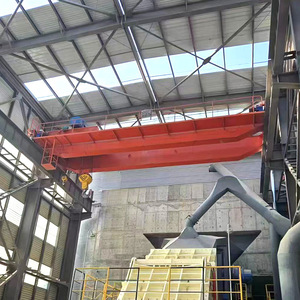 Electric Double Girder <b>Crane</b> Heavy Duty Workshop Material Handling Lifting Equipment - Product Image 1