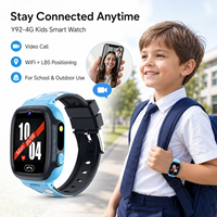 Montre connectée pour enfants Y29 avec carte SIM 4G, appels vidéo, modes SOS, GPS et WIFI, étanche IP67, fonction boussole, montre connectée pour enfants
