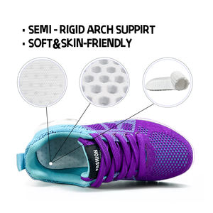 Chaussures de course de style basketball pour jeunes filles 813, nouvelles baskets tendance pour femmes, mode décontractée avec de belles couleurs et un design dernier cri - Product Image 6