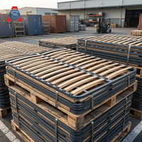Cadre de lit Super King en acier inoxydable avec sommier en bois de rose - Durable et robuste, pièces de rechange de meubles surdimensionnés, approvisionnement en gros