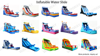 Toboggan gonflable commercial nouvellement conçu-GUMMY BEARS 20 FT Dual Lane Kids Party Slide Outdoor Summer