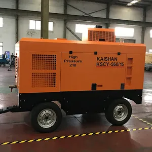 Compressore d'aria a vite con motore Diesel KAISHAN KSCY-750/20 per impianto di perforazione della miniera