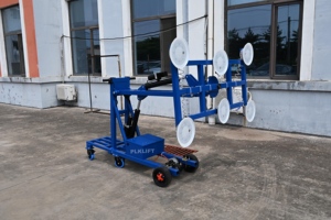 Sollevatore <span class=keywords><strong>a</strong></span> Vuoto per Vetro con 8 Ventose, Capacità 200KG, Controllo Automatico, Altezza di Sollevamento 3m per Lavori di Sollevamento Pannelli in Acciaio - Product Image 3