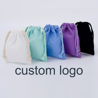Sac à cordon en toile de coton réutilisable, robuste, écologique, avec logo personnalisé et poignée en corde - Vente en gros à prix bas