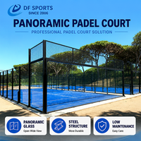 Nouveau design DF Sports : Court de padel panoramique, plateforme de padel sportive fabriquée en Chine