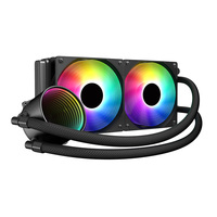 Kit de refroidissement par eau 240mm Cpu en gros refroidisseur d'eau liquide de refroidissement par eau à grand volume d'air pour pièces de PC