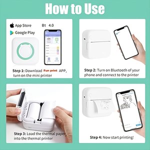Mini sevimli şekil taşınabilir etiket yazıcı C15 termal baskı kablosuz Impresoras 57mm kağıt fotoğraf kless Sticker Android IOS - Product Image 5