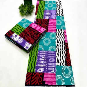 Premium African Wax Print Cotton Fabric Ankara Textile Wedding Dress Material Custom OEM ODM Manufacturer Customized Fabric - Product Image 1