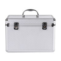 Sac de voyage en alliage d'aluminium, Kit de premiers soins d'urgence de 3 couches, Kits de boîte à médicaments, sac verrouillable, mallette de transport