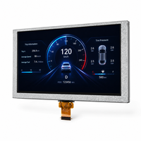 Pantalla TFT IPS de 6.2 Pulgadas, 1024x600, MIPI, 4 Canales, con Suministro Estable, Cumple con RoHS, para Panel HMI Industrial con FPC Personalizado