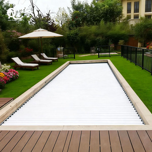 2026 Summer DC24V Auto Safety Roller Outdoor Swimming Pool Floating PC Slats Cover by Water Crown for Adults - Product Image 2
