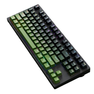 Grenzüberschreitend Beliebte Matcha-Grüne Gravierte Personalisierte Tastenkappen 133 Tasten PBT-Material Angepasste Mechanische <span class=keywords><strong>Tastatur</strong></span> DIY - Product Image 5