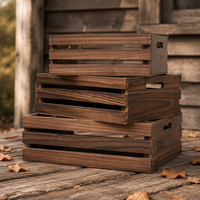 Plateau rectangulaire en bois personnalisable pour usage domestique, grandes, moyennes et petites tailles, capacité de charge de 10kg, boîte de rangement d'organisation
