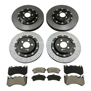 Brekes anteriori sinistra e destra 2314211812 freni carboceramici per Mercedes C63 GT63 SL63 GLc63 AMG S pastiglie dei freni anteriori rotori - Product Image 4
