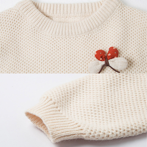 <span class=keywords><strong>Pull</strong></span> à col rond pour enfants, vêtements pour bébés filles, modèle tricoté, chandail pour enfants, vente en gros, - Product Image 3