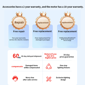 <span class=keywords><strong>Ventilatore</strong></span> da Soffitto con Luce per Camera da Letto Grande, 72 Pollici, 8 Pale, 6 Velocità, Telecomando, Motore DC Moderno, Lampada <span class=keywords><strong>LED</strong></span> - Product Image 4